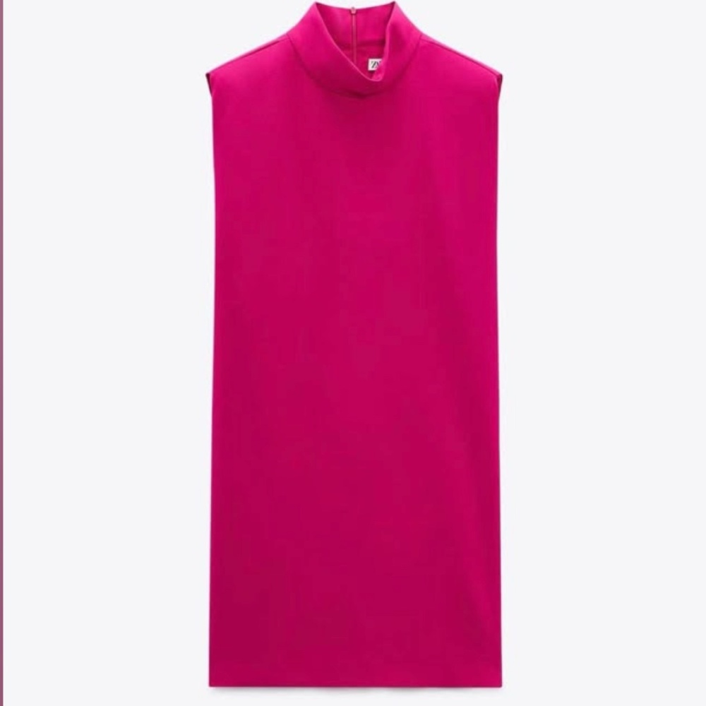Zara Shoulder pads short dress